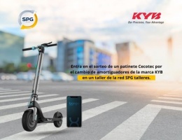 SPG Talleres y KYB sortean un patinete eléctrico Cecotec Bongo Serie A Connected